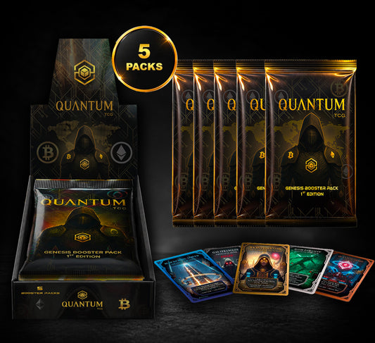 Genesis Limited  Edition - Collectible Trading Card - 5 Booster Pack