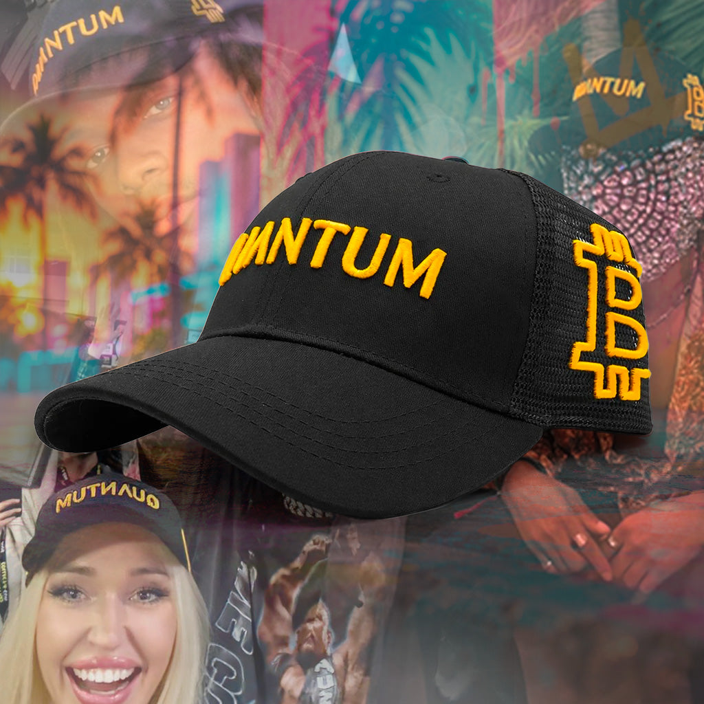 Quantum trucker hat